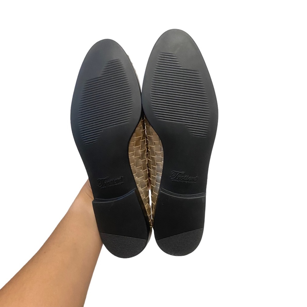 Trotters Metallic Woven Loafers in Gold and Silver Tones - Picture 10 of 11